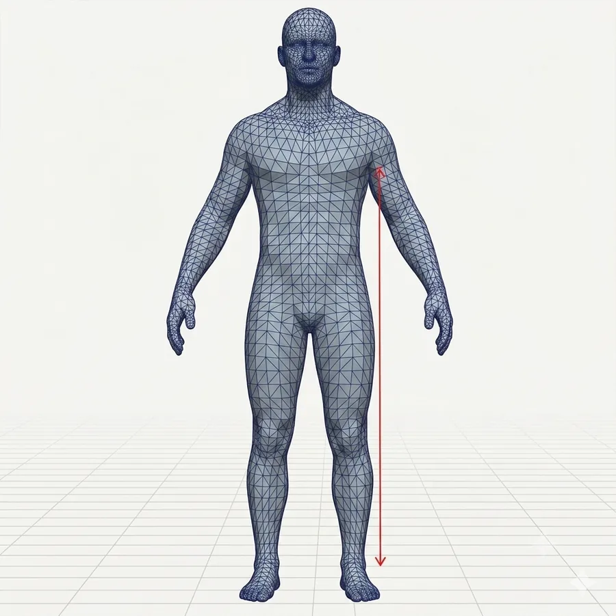 Outer Leg Length (Outseam) measurement