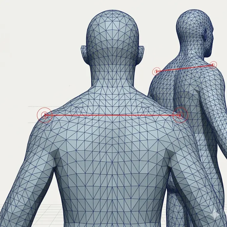 Shoulder width measurement