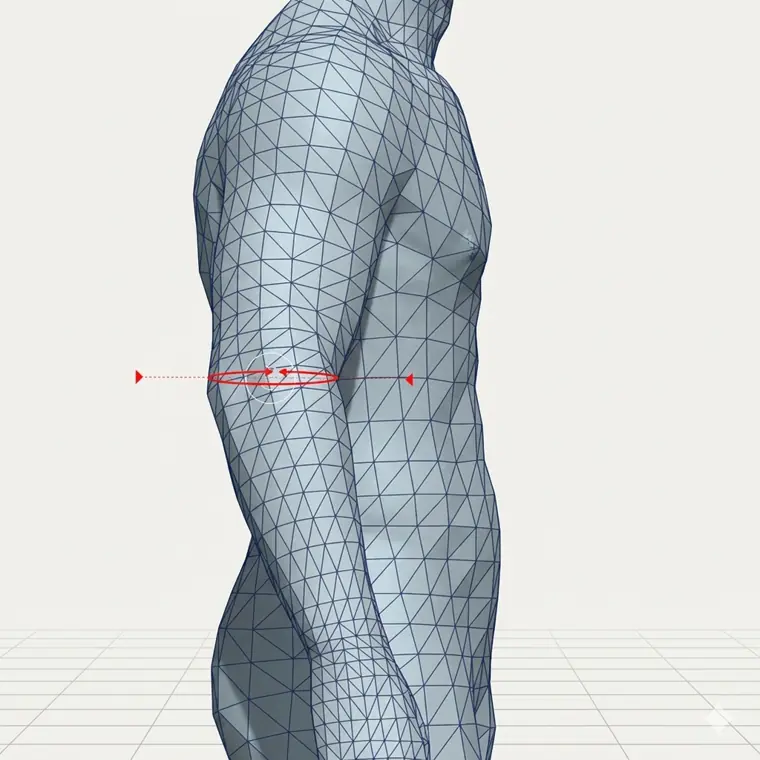 Elbow circumference measurement