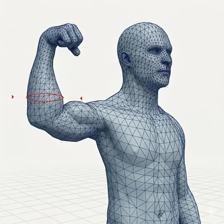Forearm circumference measurement